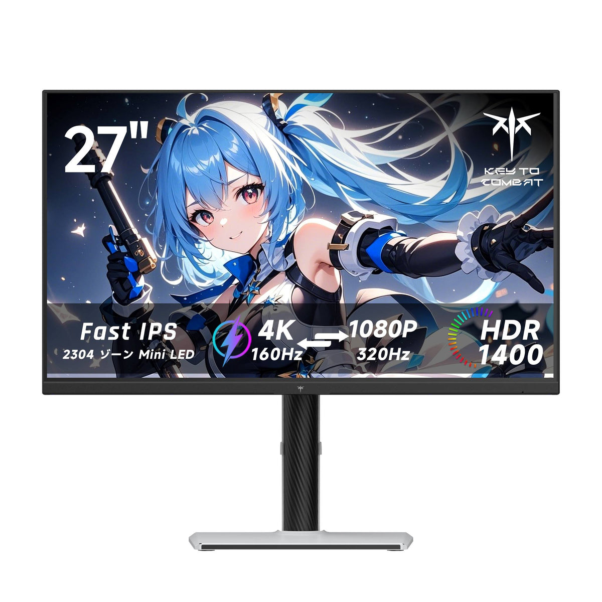 27型 Mini LED ゲーミングモニター|4K160Hz&HDR1400|M27P6S