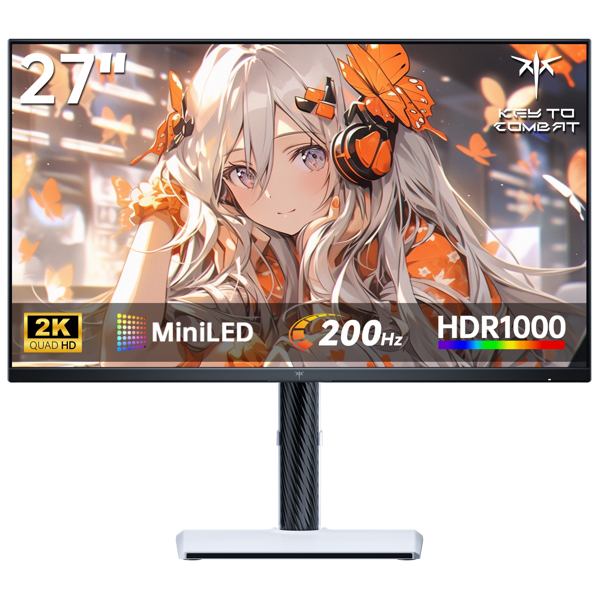 M27T6S 27型 QD Mini LED ゲーミングモニター WQHD 200Hz HDR1000