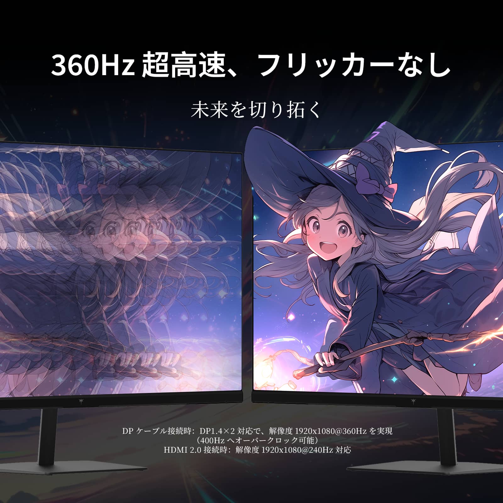 24.5型 ゲーミングモニター｜360Hz＆HDR400｜H25X7