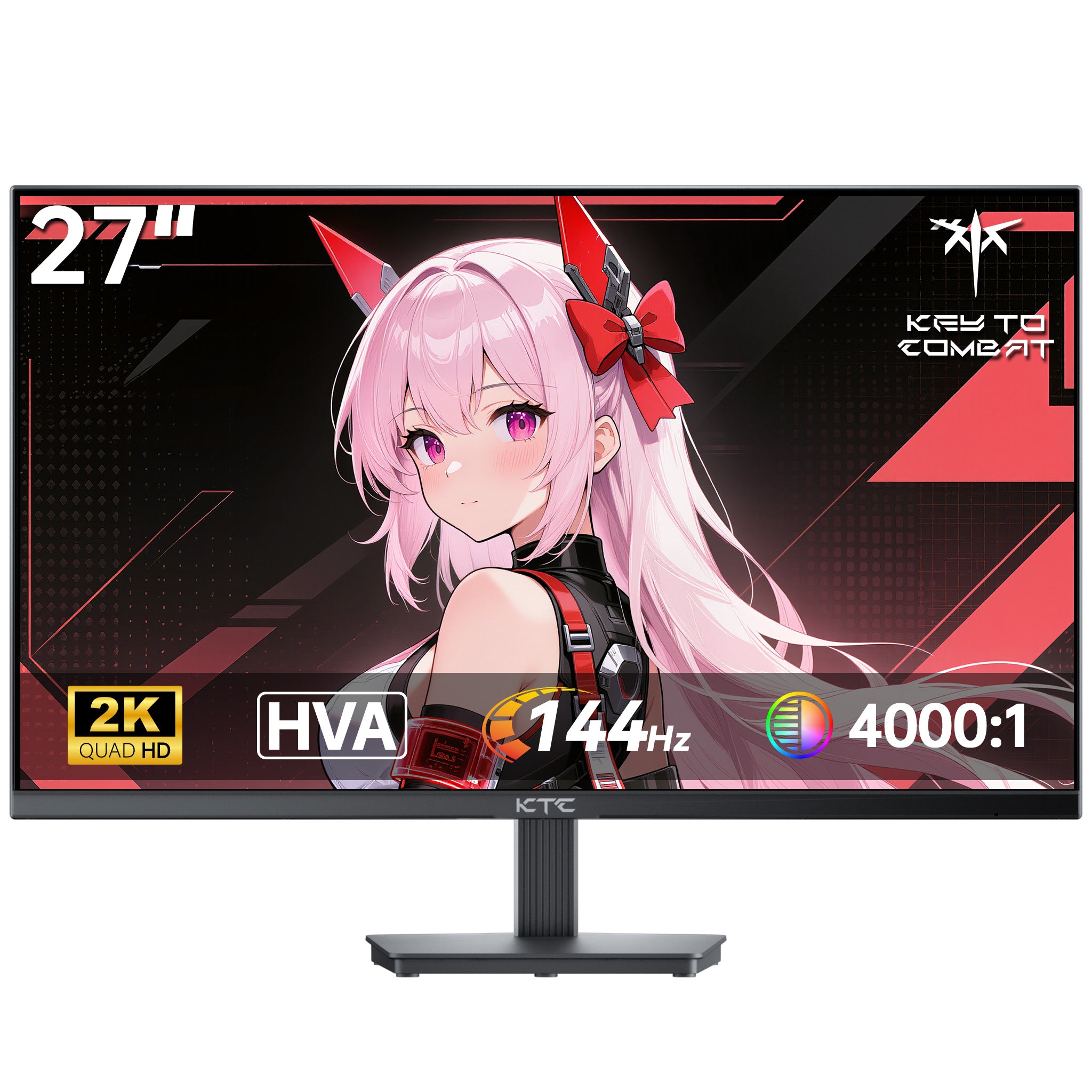 27 型オフィスモニター｜2K 144Hz＆低ブルーライト｜H27T27S