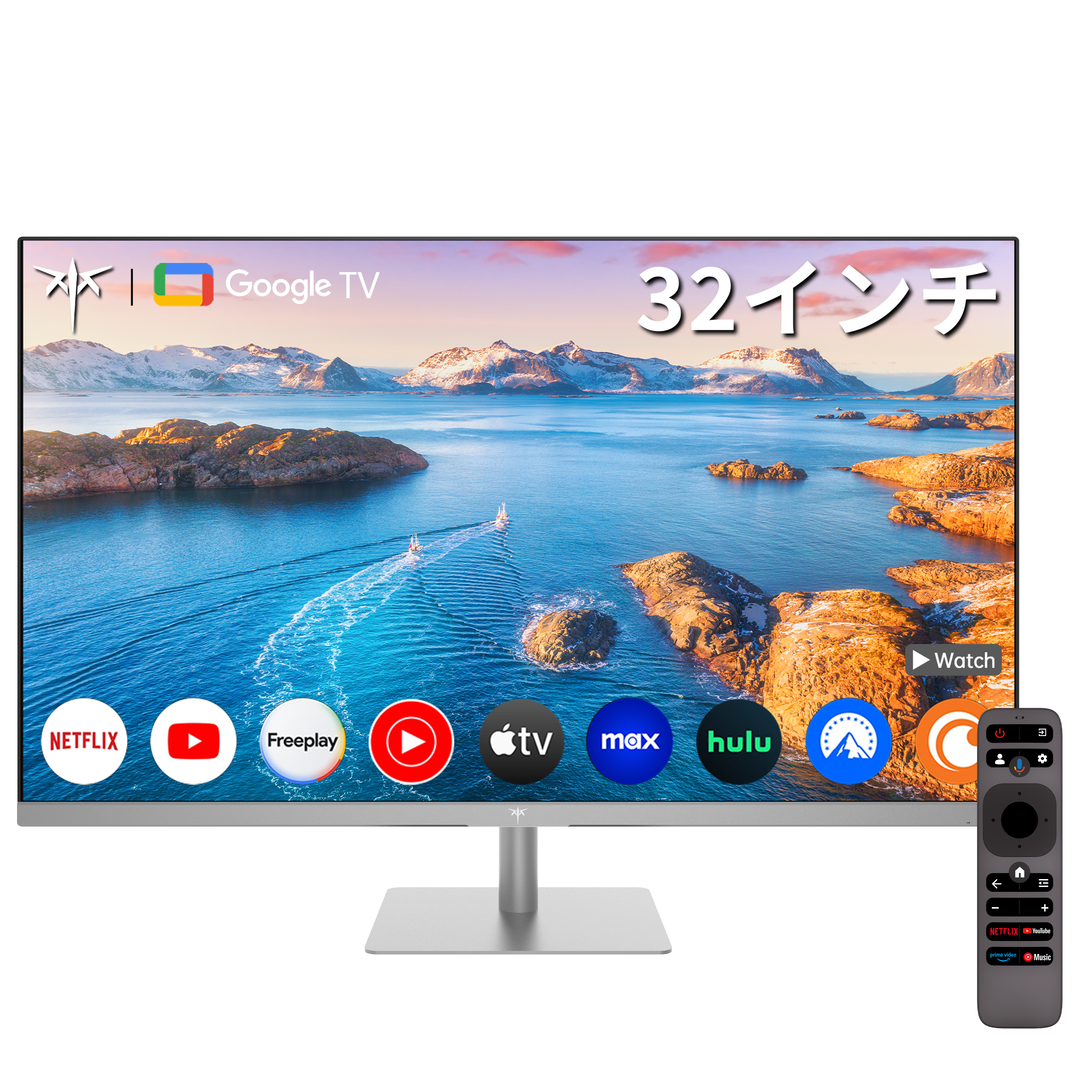 b*4様 KTC A32Q8 スマートモニター 32インチ 4K UHD KTC A32Q8 Review - A 32-inch 4K Smart Monitor running Google