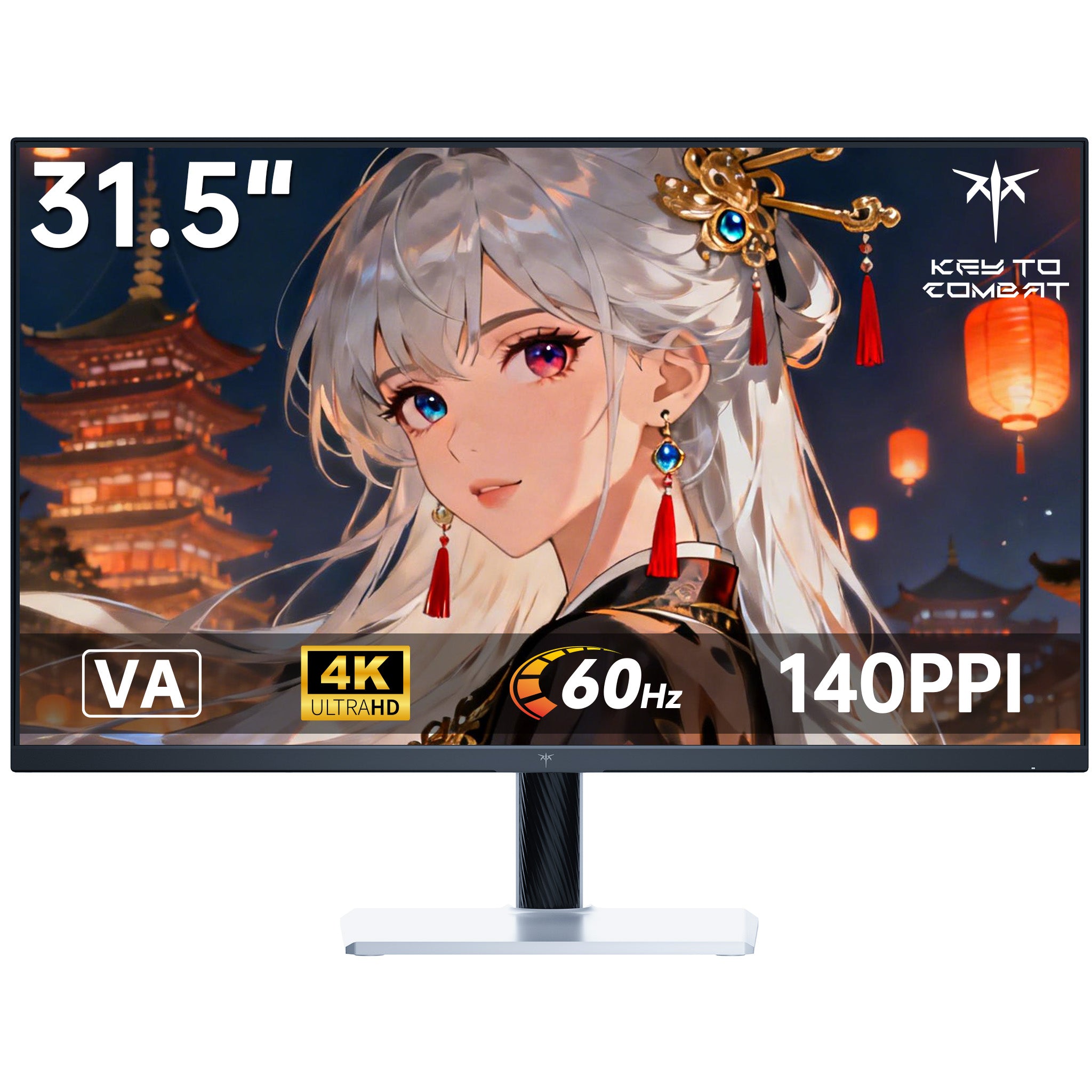 31.5 型オフィスモニター｜4K 60Hz＆低ブルーライト｜H32U6